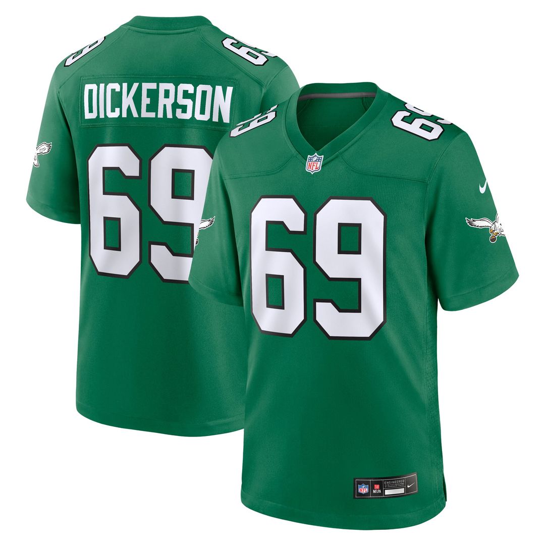 Men's Philadelphia Eagles Landon Dickerson Nike Kelly Green product image 1