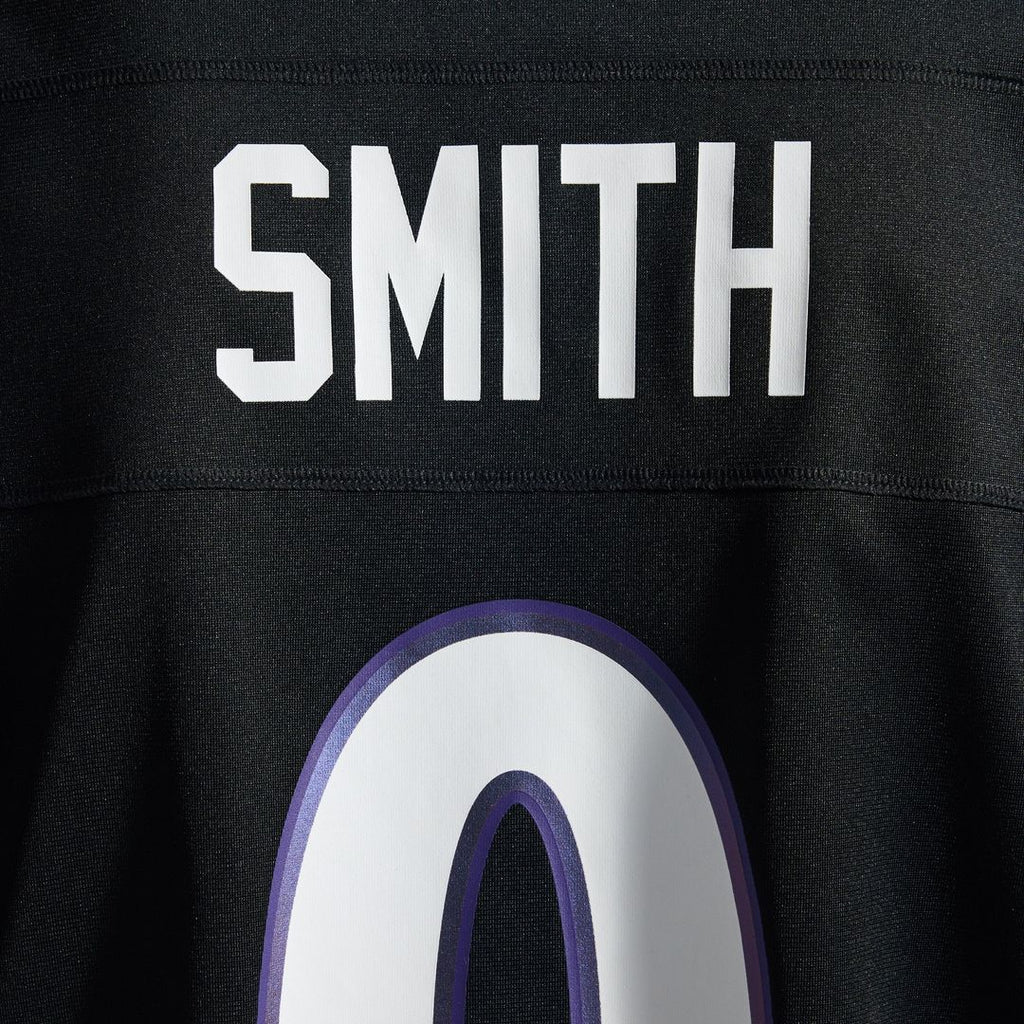 Men's Baltimore Ravens Roquan Smith Nike Black Alternate product image 12
