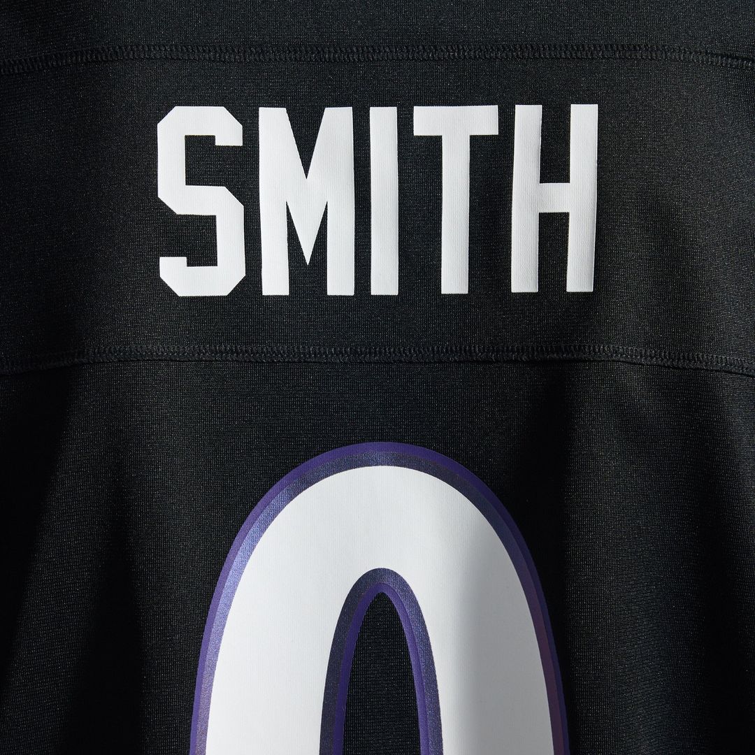 Men's Baltimore Ravens Roquan Smith Nike Black Alternate product image 12