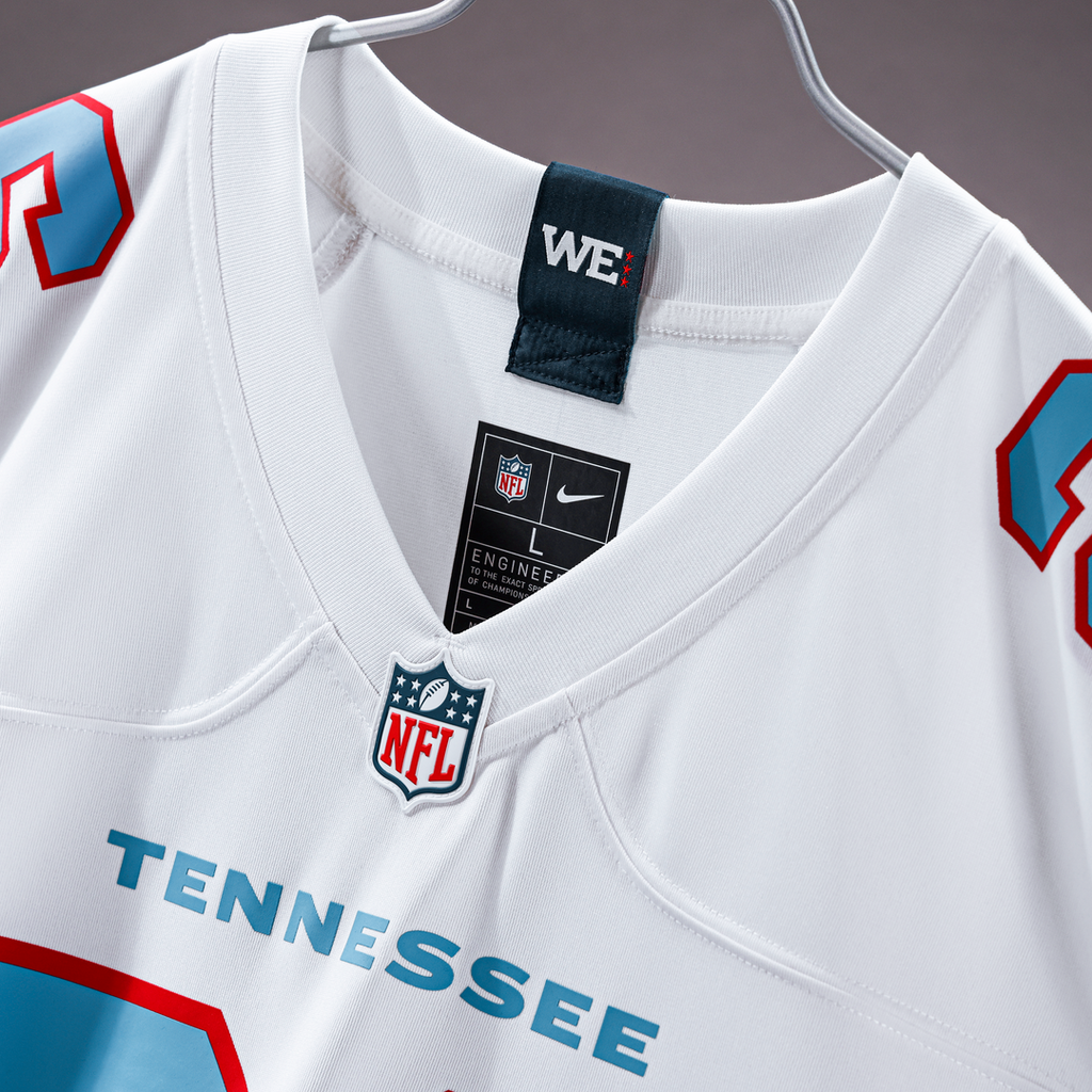 Men's Tennessee Titans Chimere Dike Nike White Game Jersey product image 10