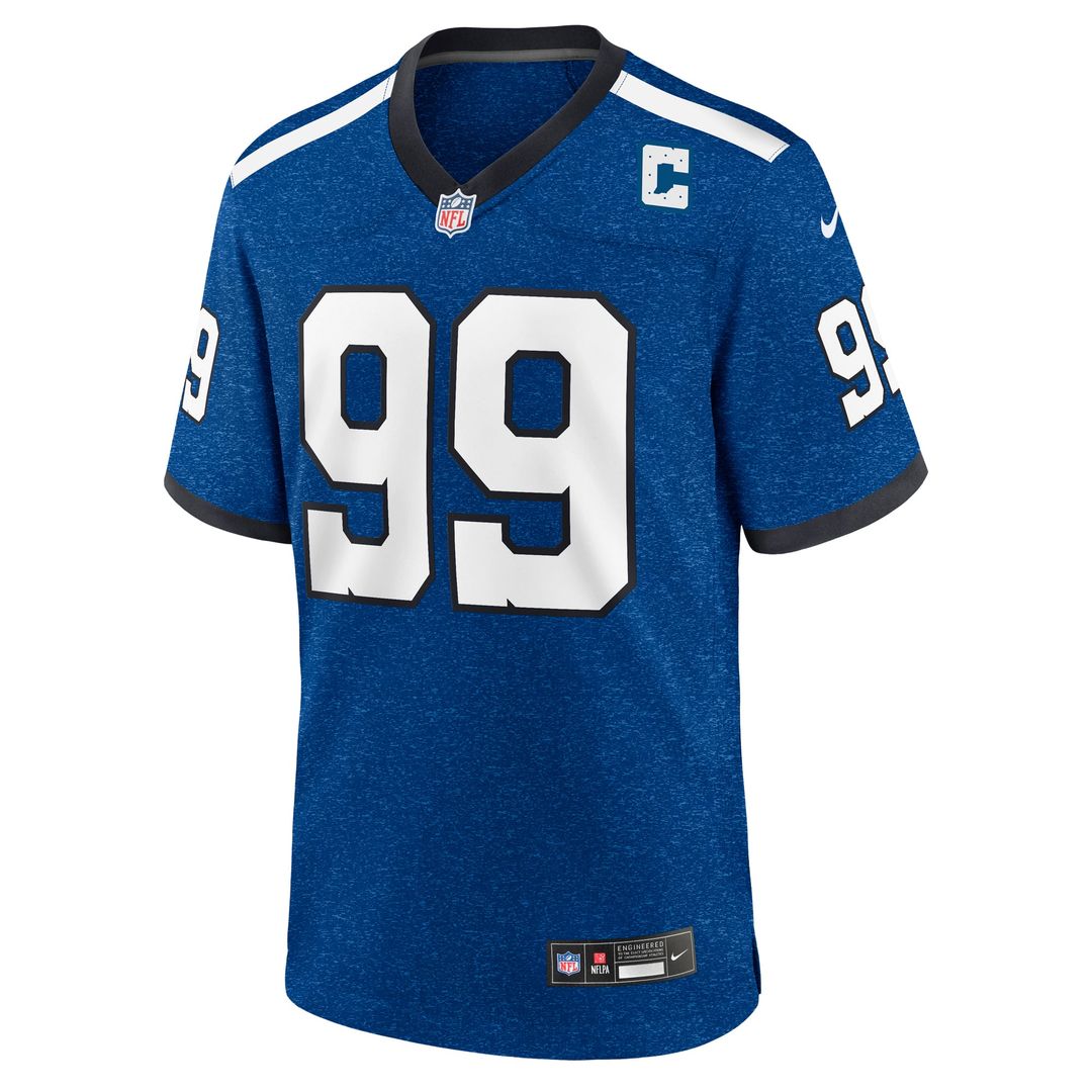 Men's Indianapolis Colts DeForest Buckner Nike Royal Game product image 14