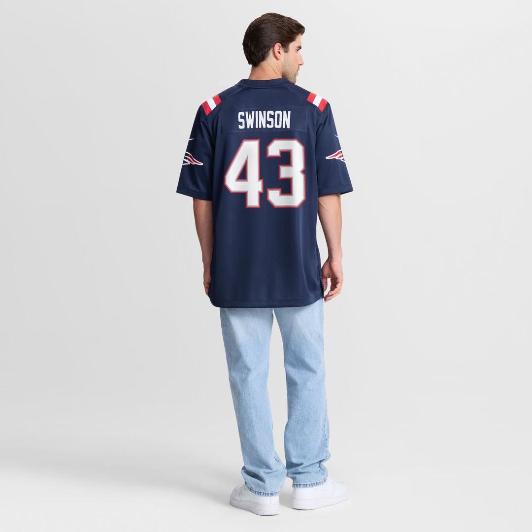 Men's New England Patriots Bradyn Swinson Nike Navy Team product image 3