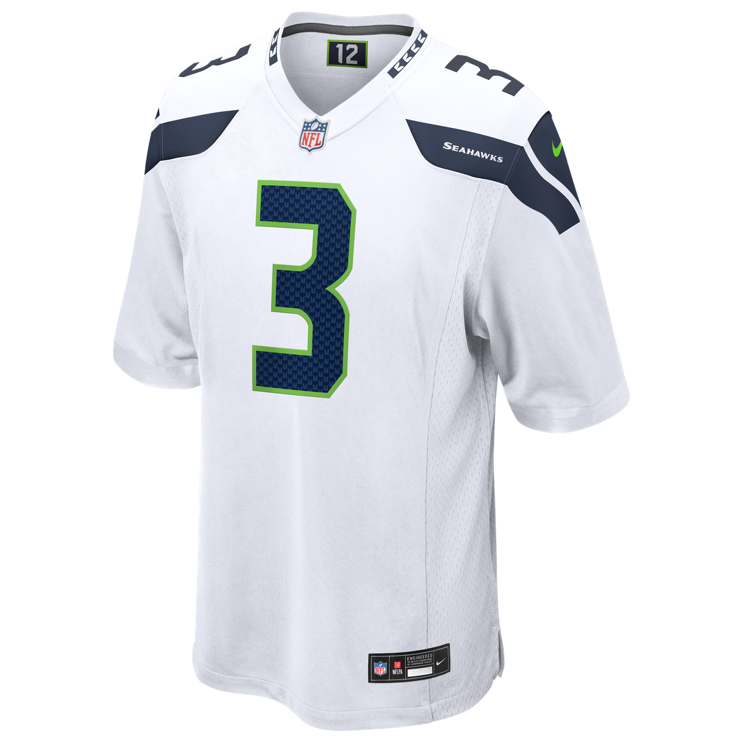 Men's Seattle Seahawks Nick Emmanwori Nike White Game Jersey product image 2