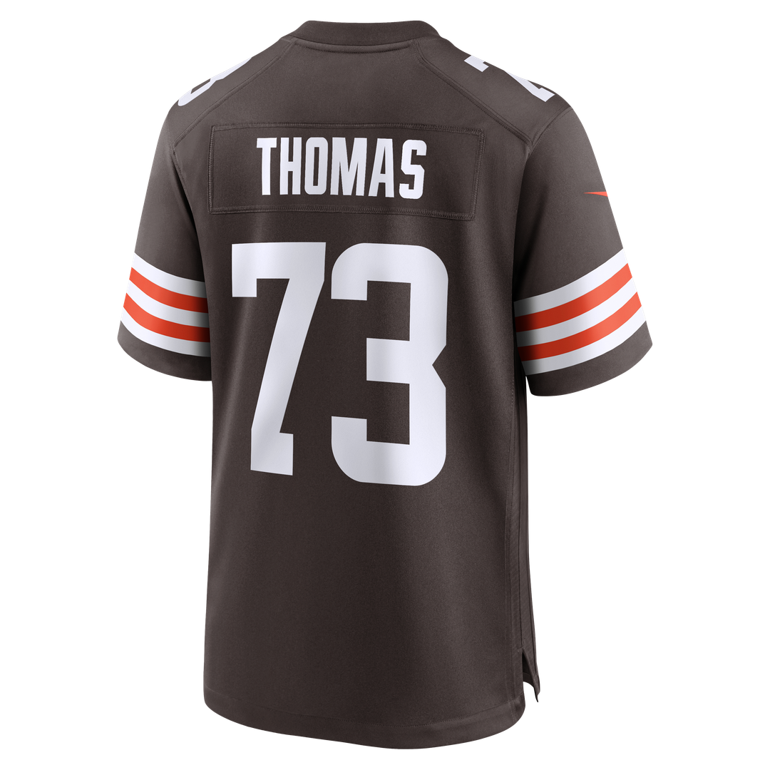 Men's Cleveland Browns Joe Thomas Nike Brown Retired Game product image 11