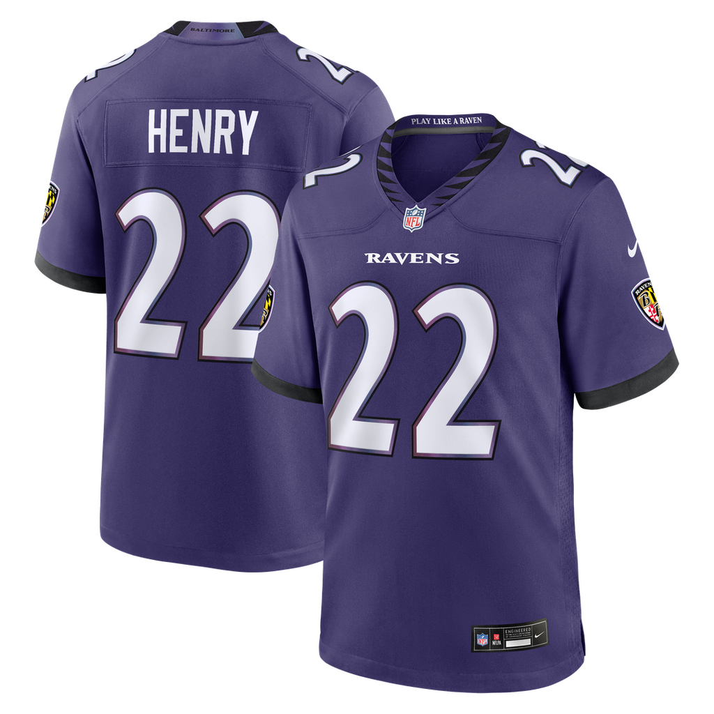 Men's Baltimore Ravens Derrick Henry Nike Purple Team Game product image 1