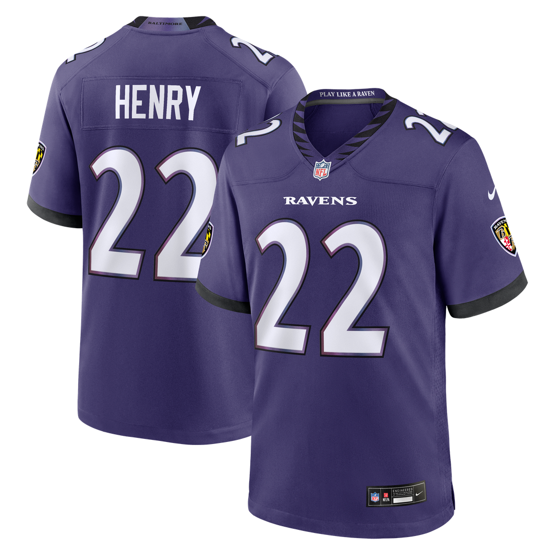 Men's Baltimore Ravens Derrick Henry Nike Purple Team Game product image 1