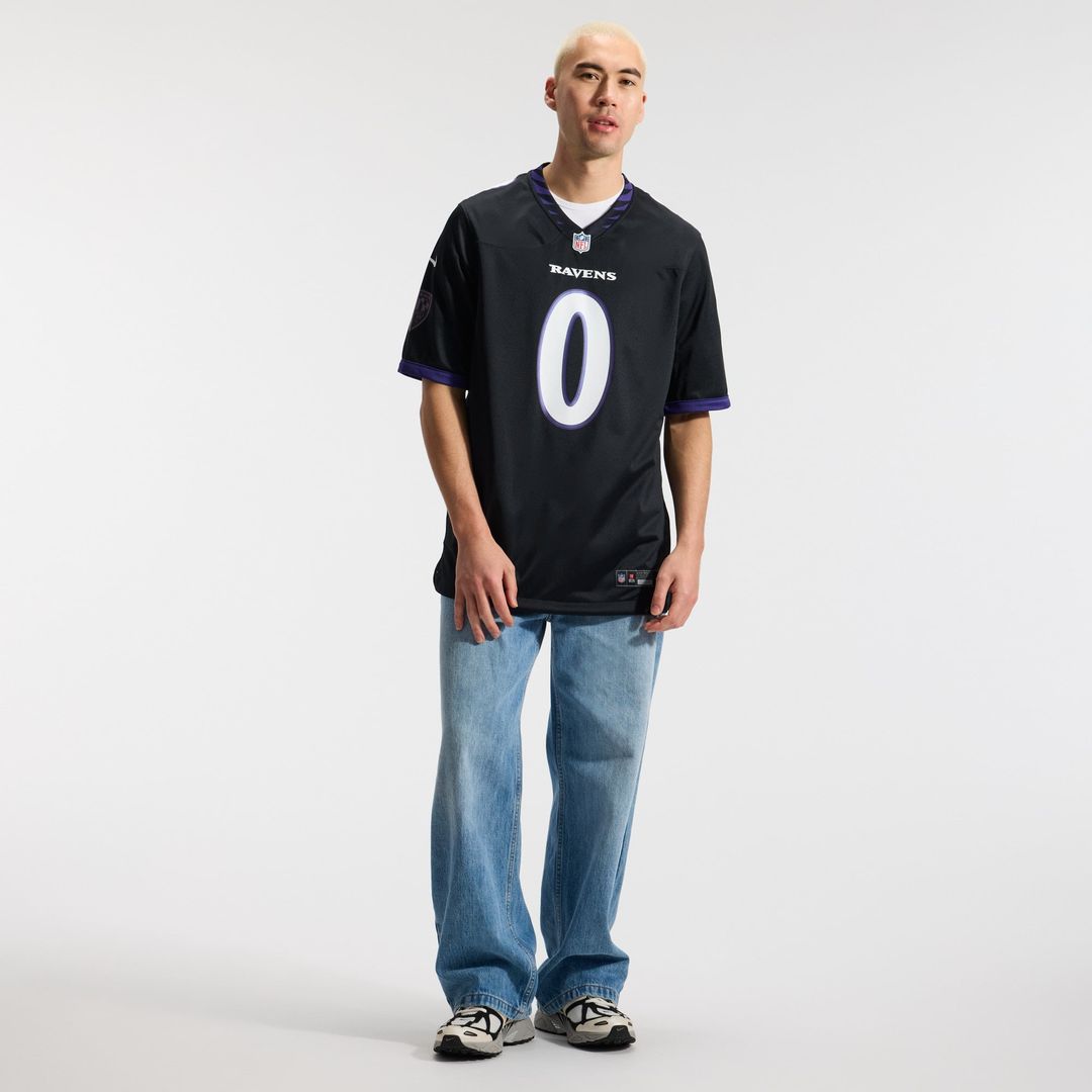 Men's Baltimore Ravens Roquan Smith Nike Black Alternate product image 17