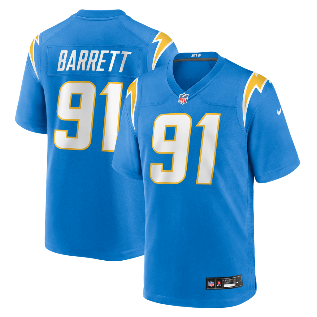 Men's Los Angeles Chargers Nick Barrett Nike Powder Blue product image 1