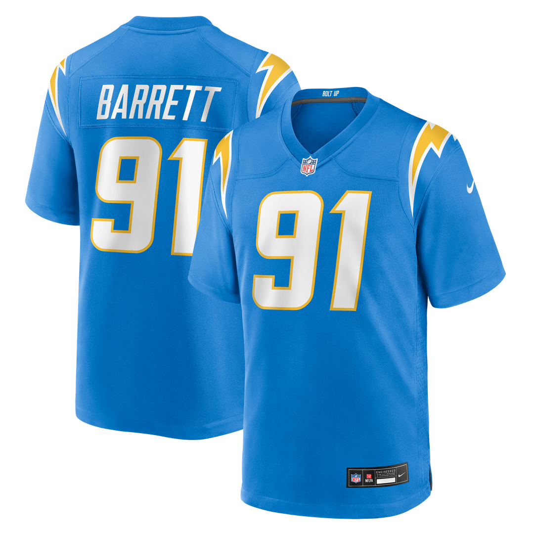 Men's Los Angeles Chargers Nick Barrett Nike Powder Blue product image 1