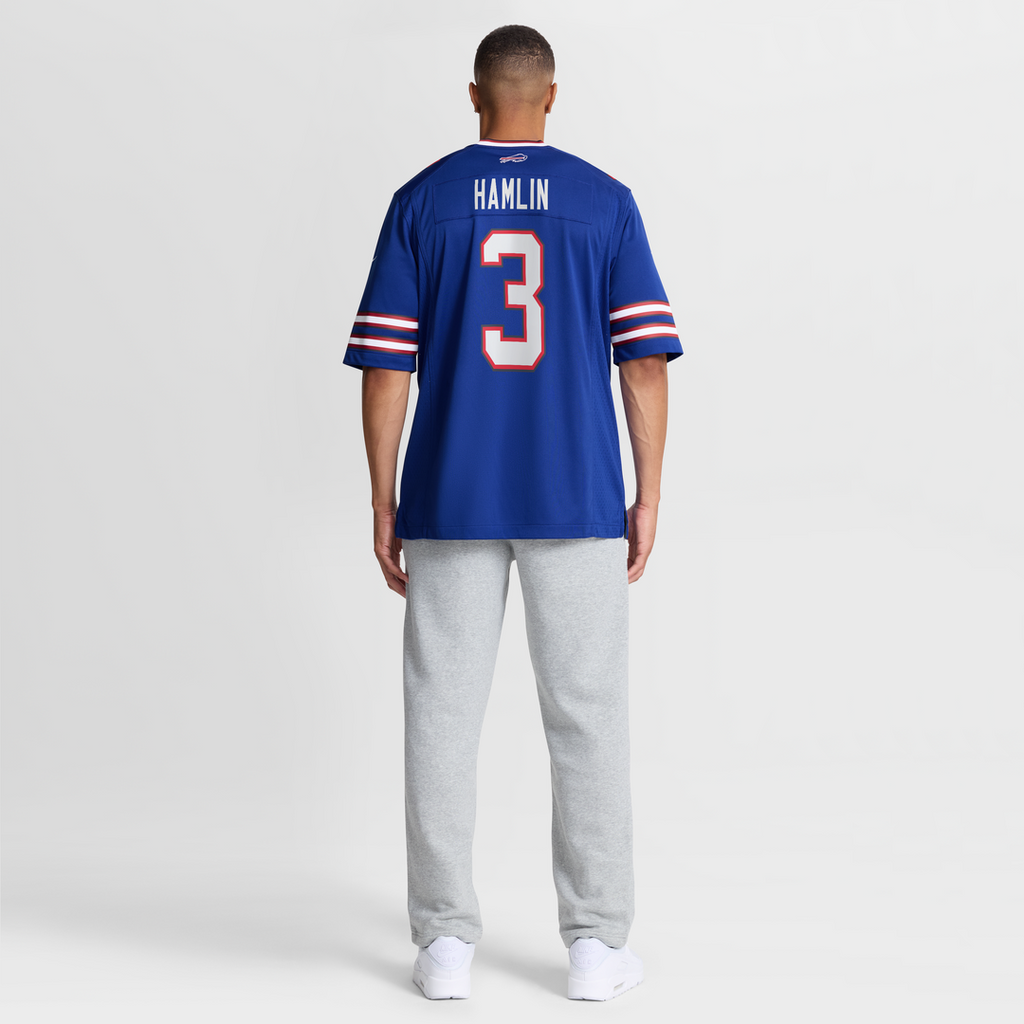 Men's Buffalo Bills Damar Hamlin Nike White Game Jersey product image 14