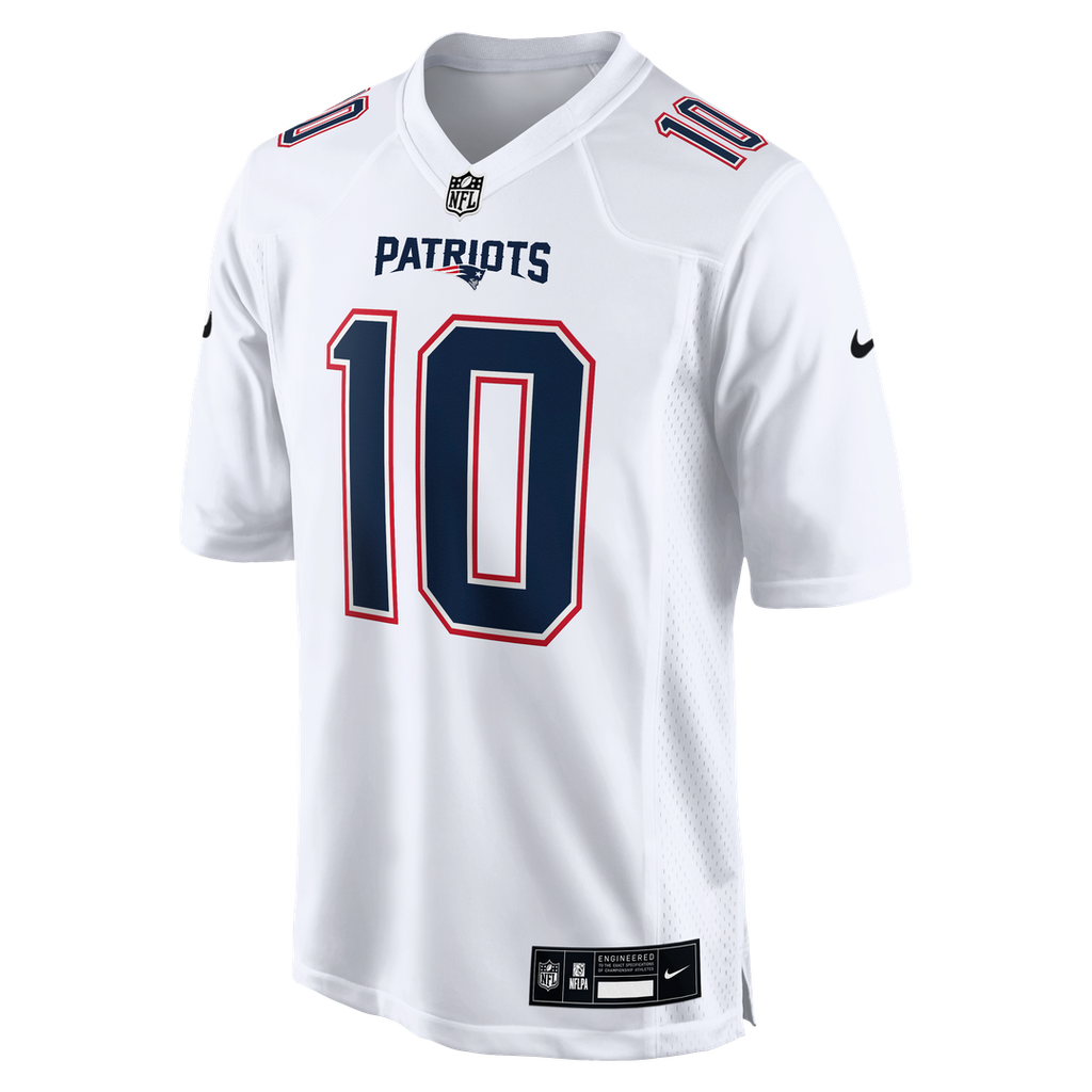 Men's New England Patriots Drake Maye Nike Tundra White product image 5