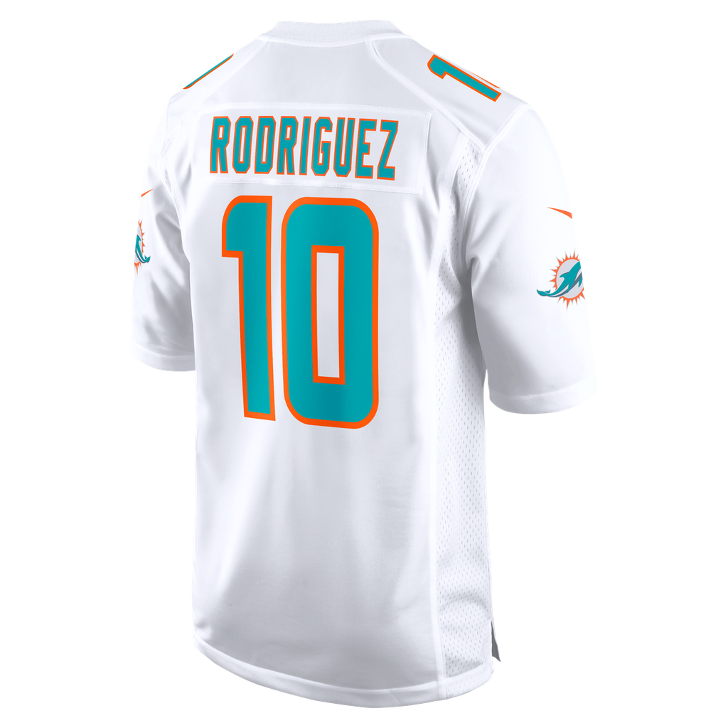Men's Miami Dolphins Jacob Rodriguez Nike White Game Jersey product image 6