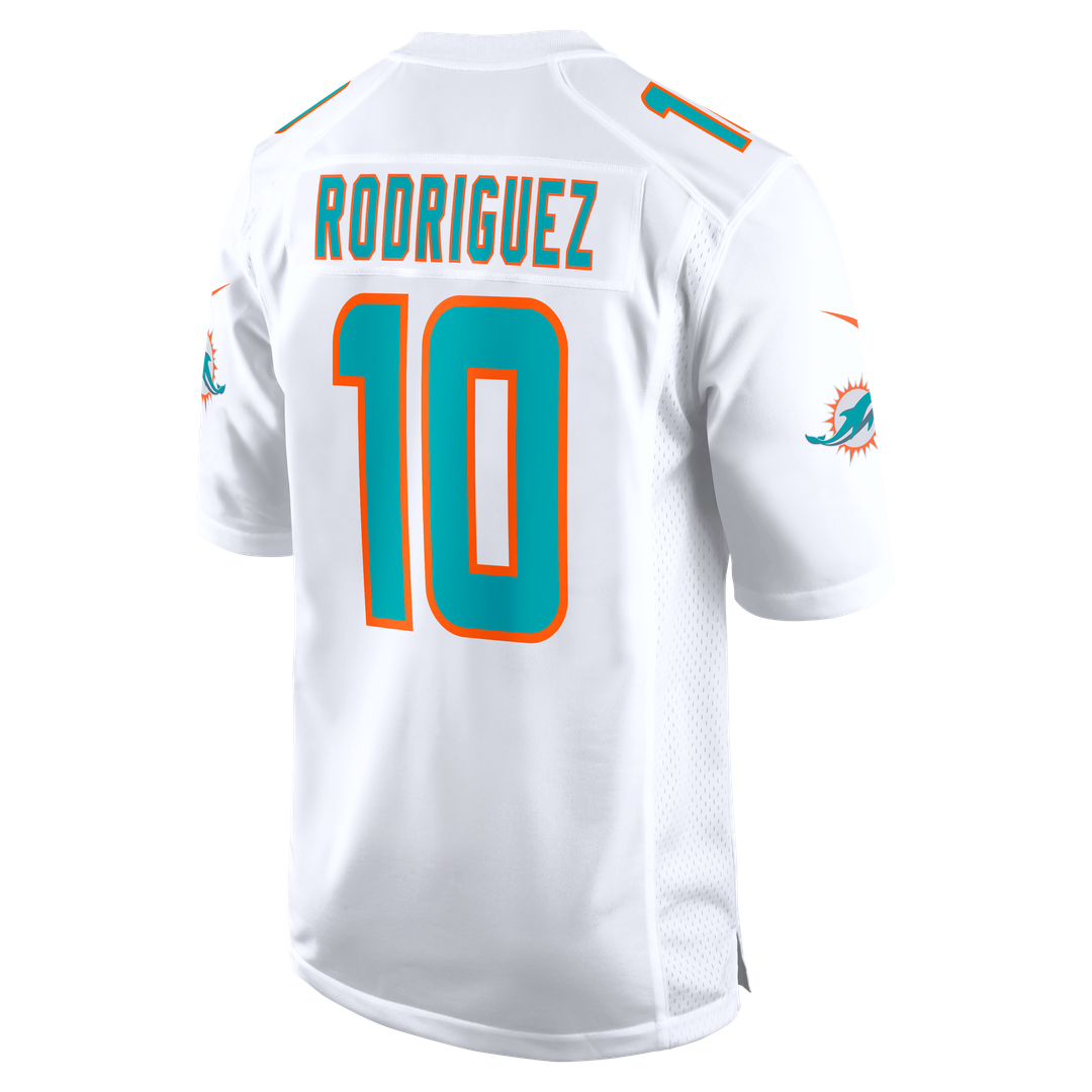 Men's Miami Dolphins Jacob Rodriguez Nike White Game Jersey product image 6