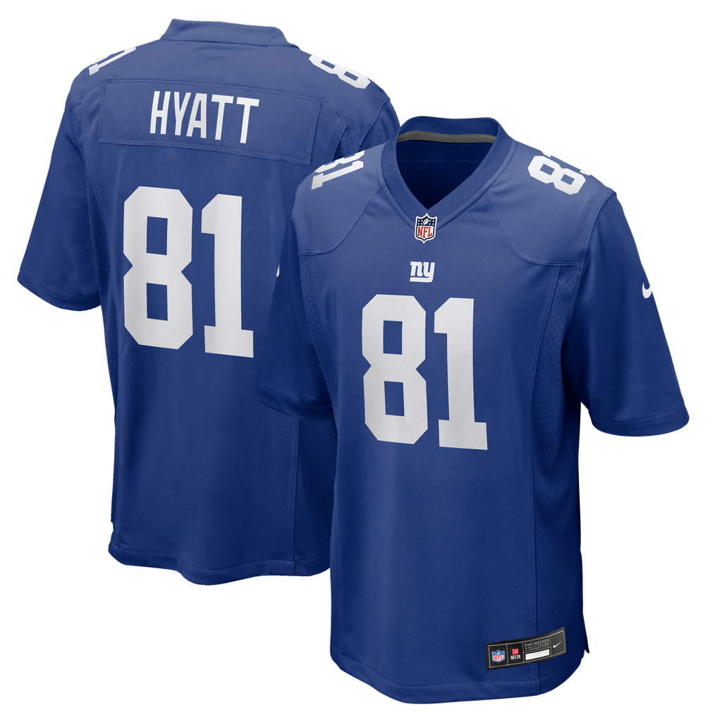 Men's New York Giants Jalin Hyatt Nike Royal Team Game product image 1