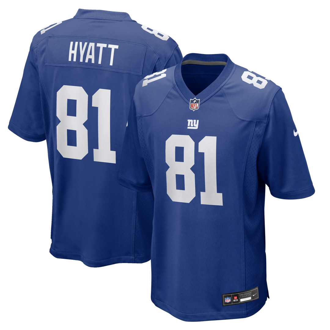 Men's New York Giants Jalin Hyatt Nike Royal Team Game product image 1