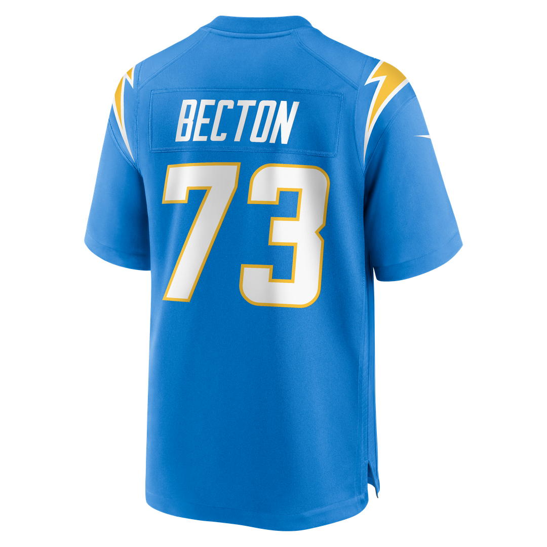 Men's Los Angeles Chargers Mekhi Becton Nike Powder Blue product image 3