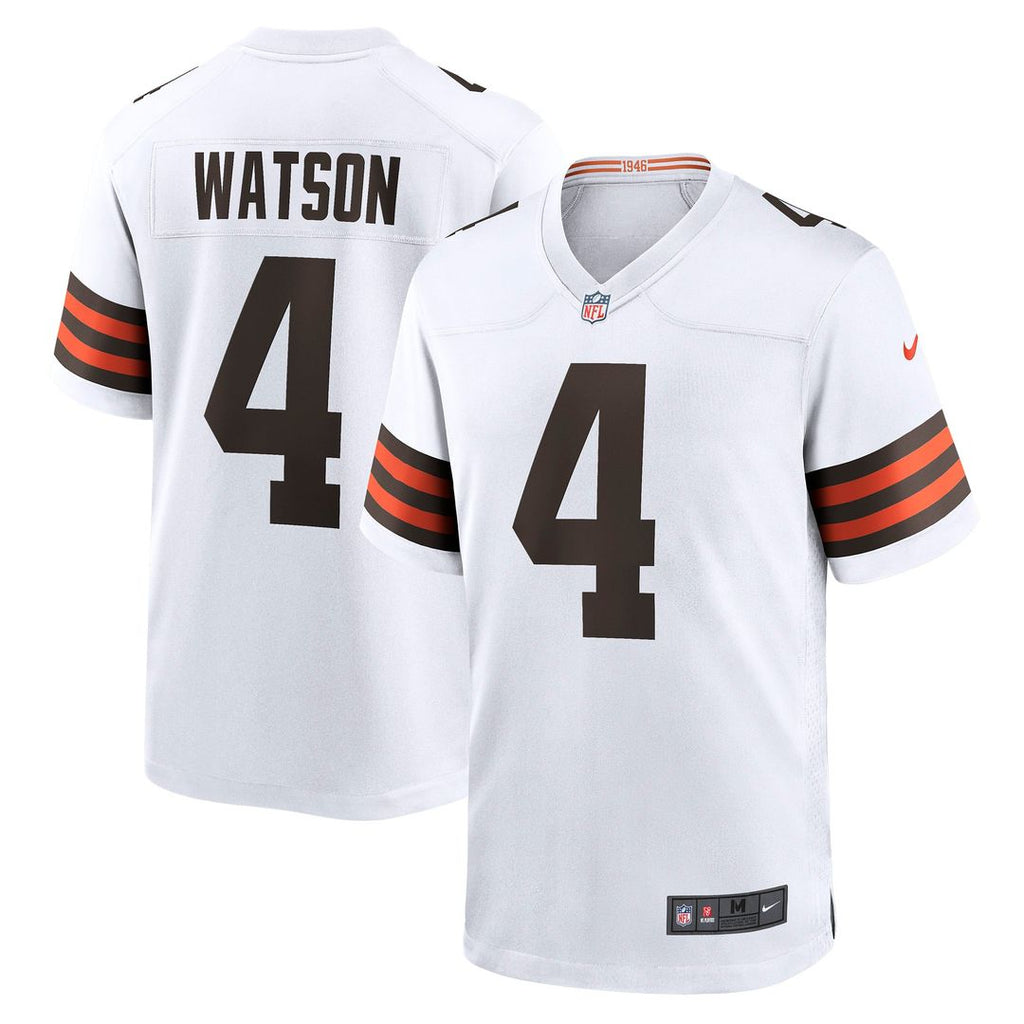 Men's Cleveland Browns Deshaun Watson Nike White Game Jersey product image 1