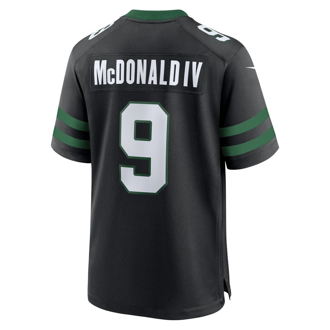Men's New York Jets Will McDonald IV Nike Legacy Black product image 3