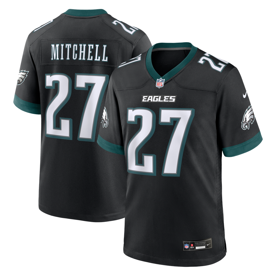 Men's Philadelphia Eagles Quinyon Mitchell Nike Black product image 4