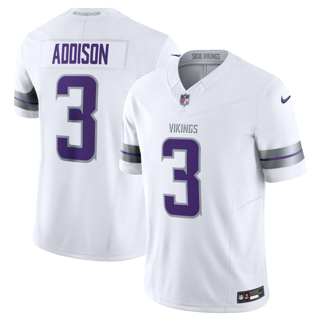 Men's Minnesota Vikings Jordan Addison Nike White Alternate product image 1