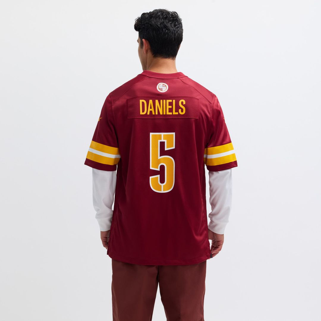 Men's Washington Commanders Jayden Daniels Nike Burgundy product image 5