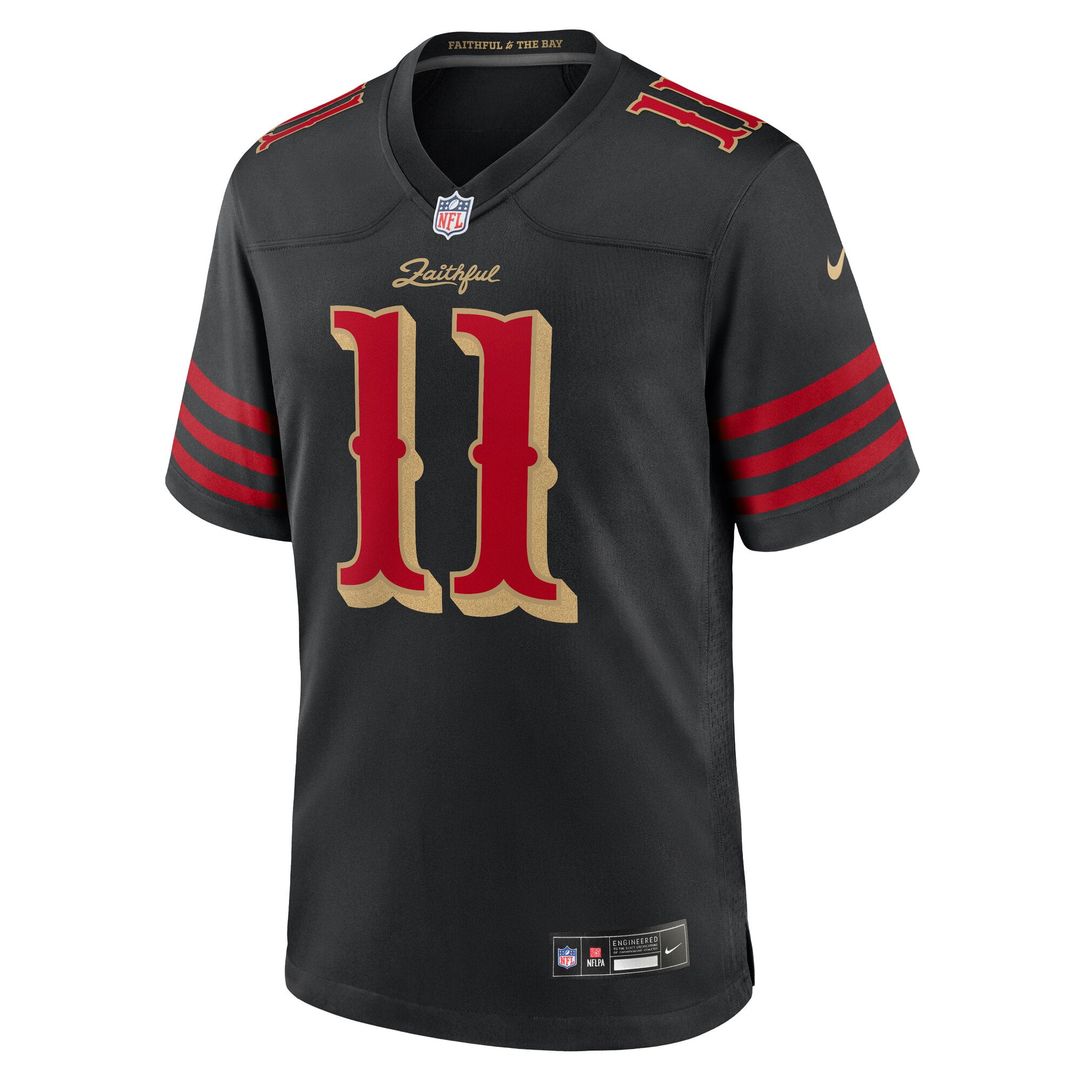 Men's San Francisco 49ers Brandon Aiyuk Nike Black product image 2