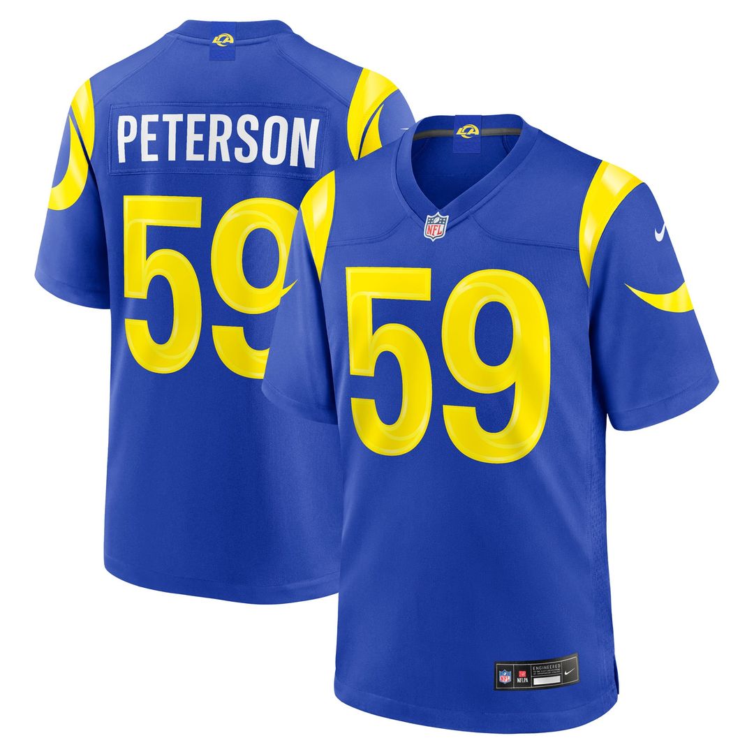 Men's Los Angeles Rams Darryl Peterson Nike Royal Game product image 1