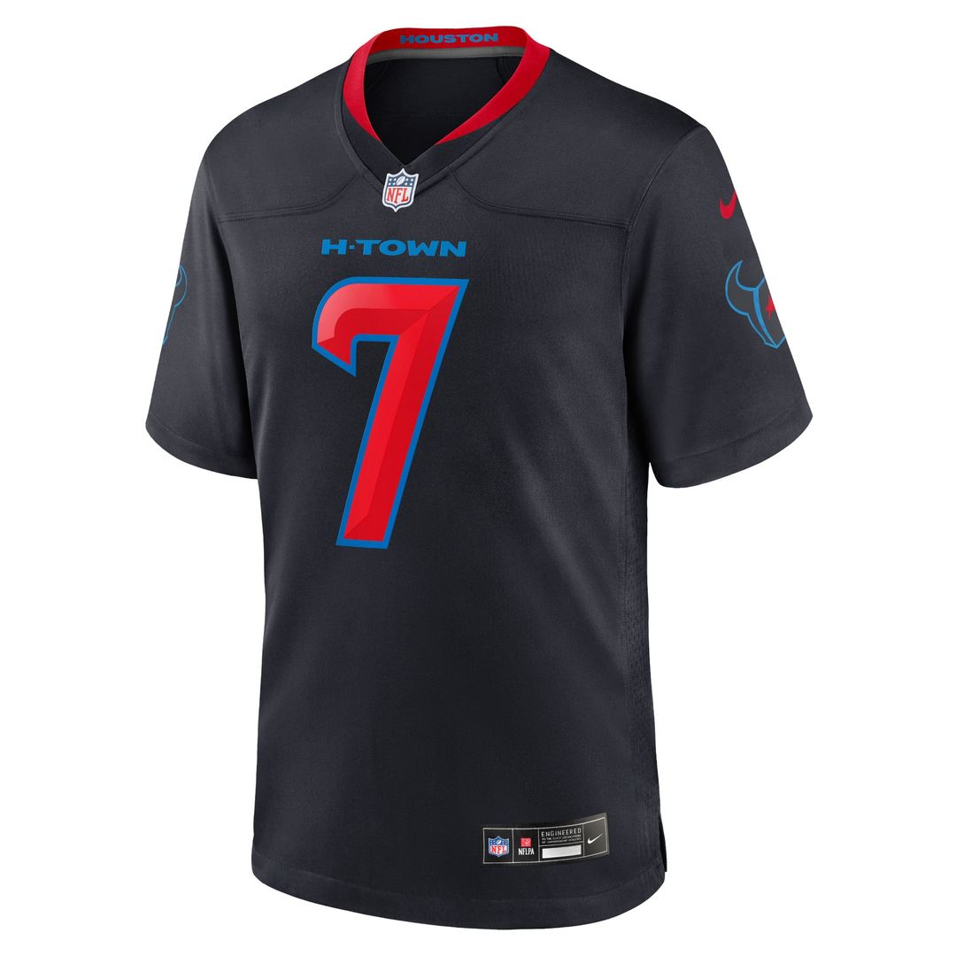 Men's Houston Texans C.J. Stroud Nike Navy 2nd Alternate product image 2