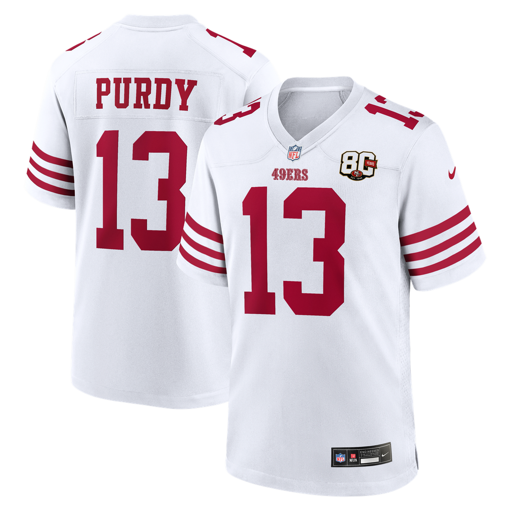 Men's San Francisco 49ers Brock Purdy Nike Scarlet 80th product image 21