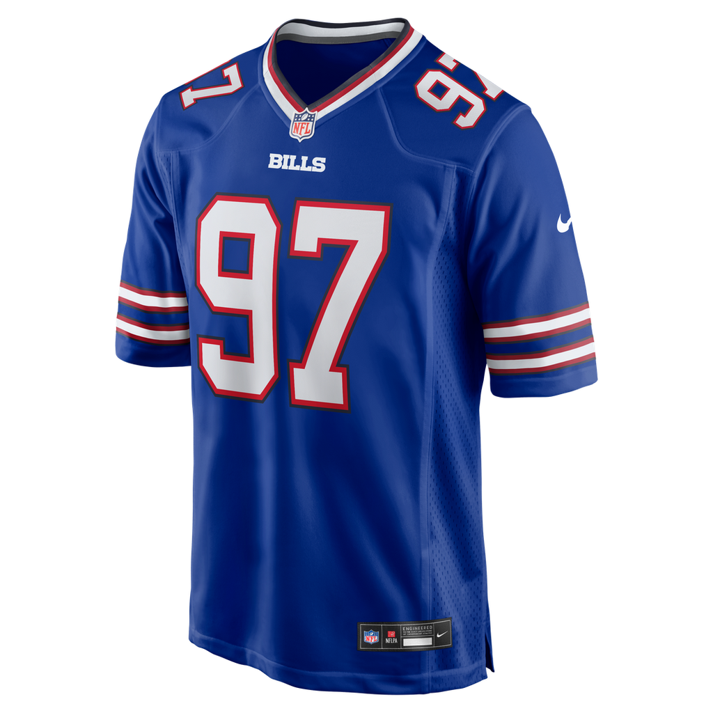 Men's Buffalo Bills Zion Logue Nike Royal Team Game Jersey product image 2