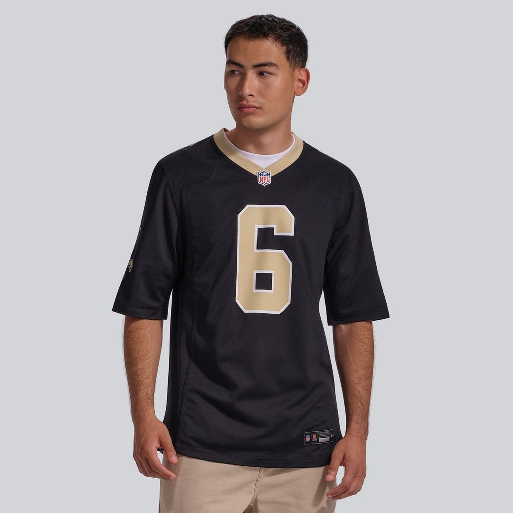Men's New Orleans Saints Tyler Shough Nike Black Game Jersey product image 14