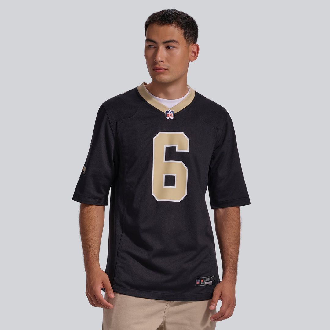 Men's New Orleans Saints Tyler Shough Nike Black Game Jersey product image 14