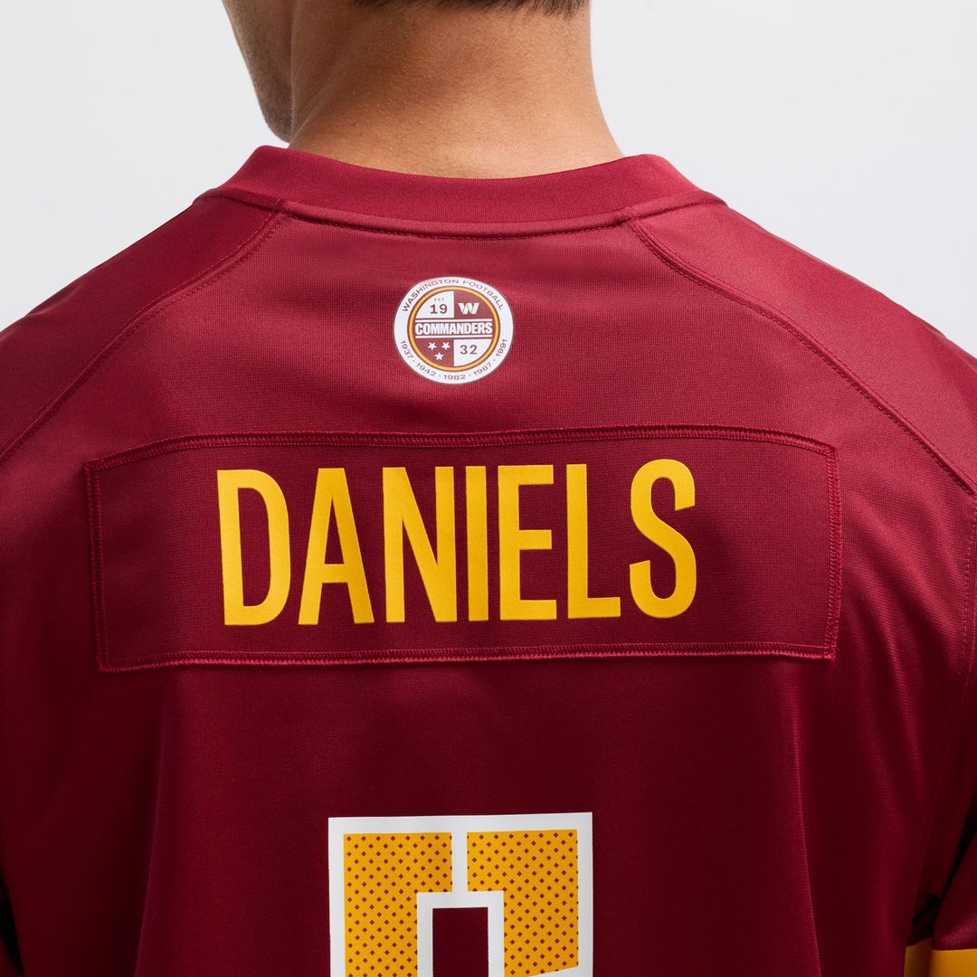 Men's Washington Commanders Jayden Daniels Nike Burgundy product image 8