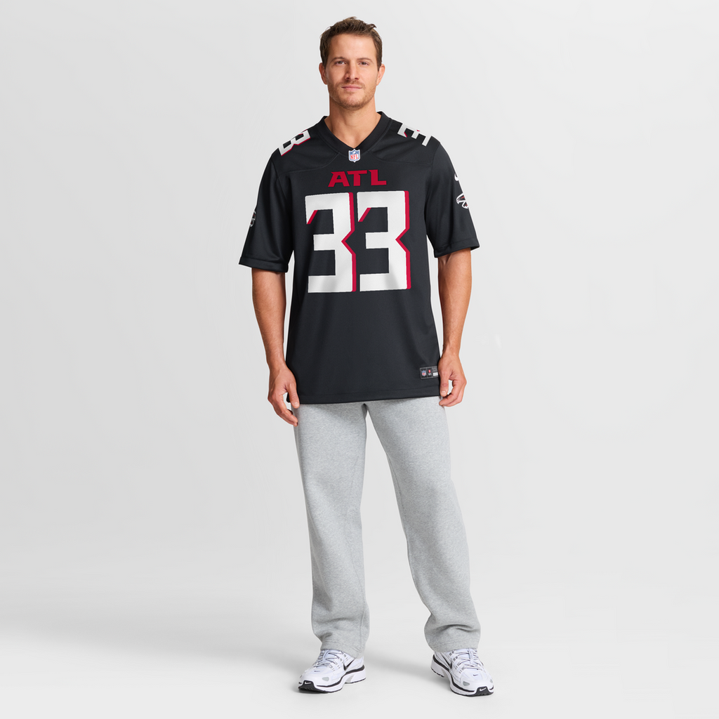 Men's Atlanta Falcons Michael Turner Nike Black Game product image 7