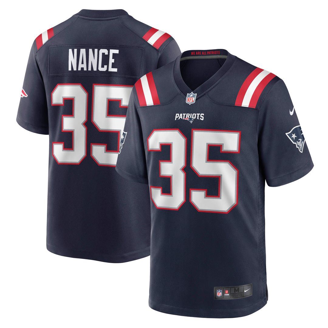 Men's New England Patriots Jim Nance Nike Navy Retired product image 1