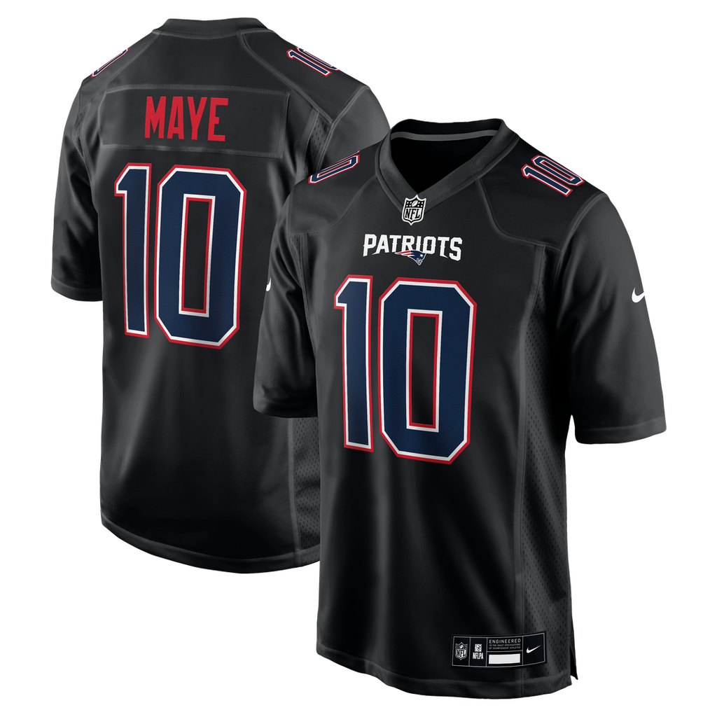 Men's New England Patriots Drake Maye Nike Tundra White product image 6