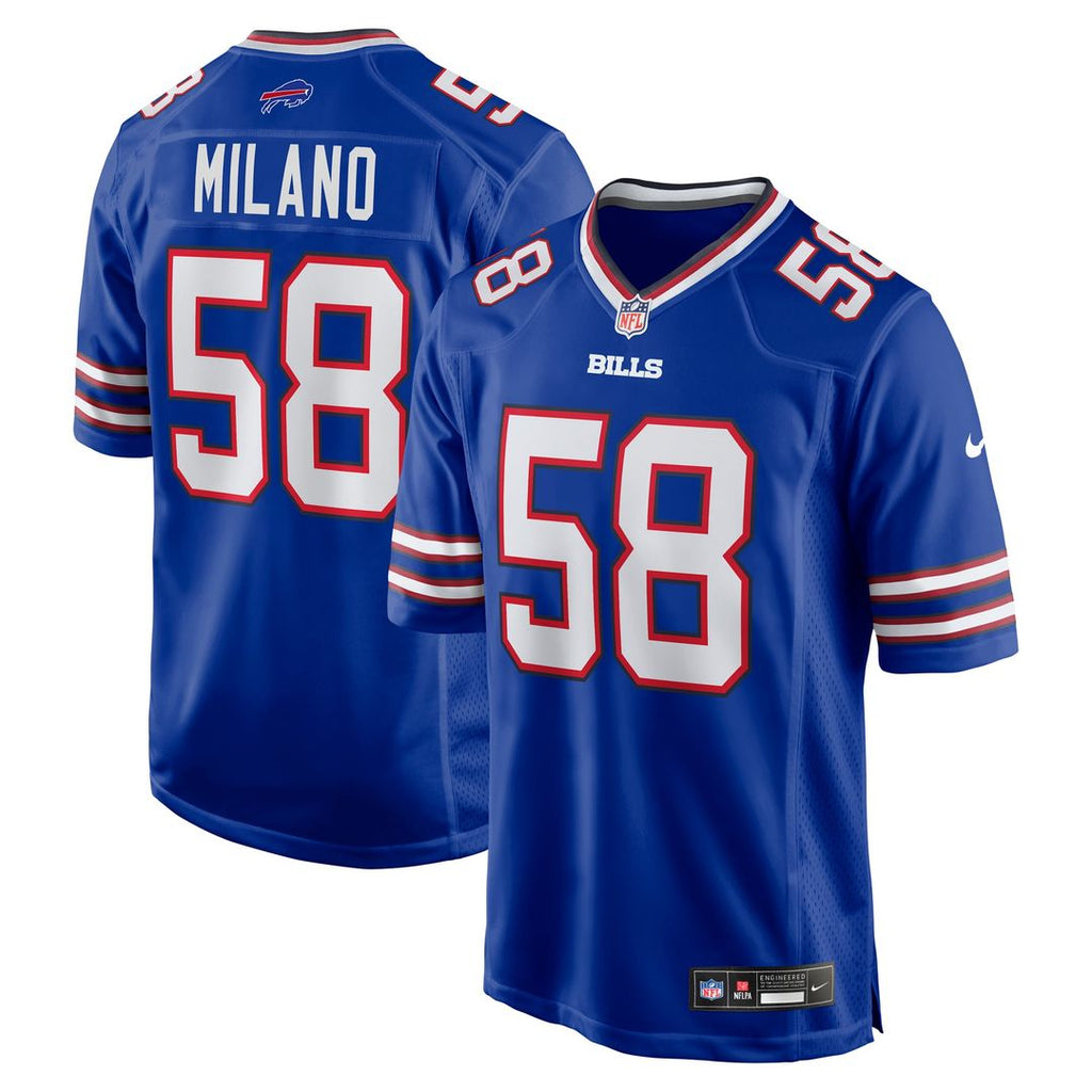 Men's Buffalo Bills Matt Milano Nike Red Alternate Game product image 13