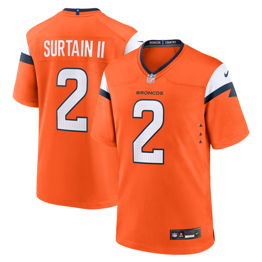 Men's Denver Broncos Patrick Surtain II Nike Orange Team product image 1