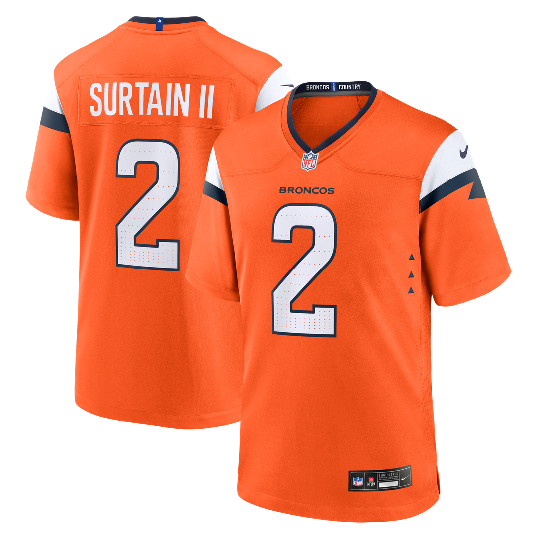 Men's Denver Broncos Patrick Surtain II Nike Orange Team product image 1