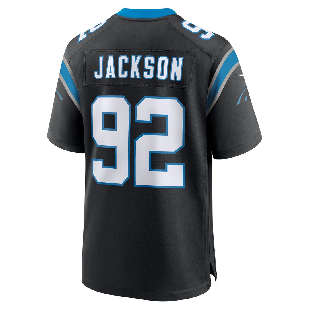 Men's Carolina Panthers Cam Jackson Nike Black Team Game product image 3