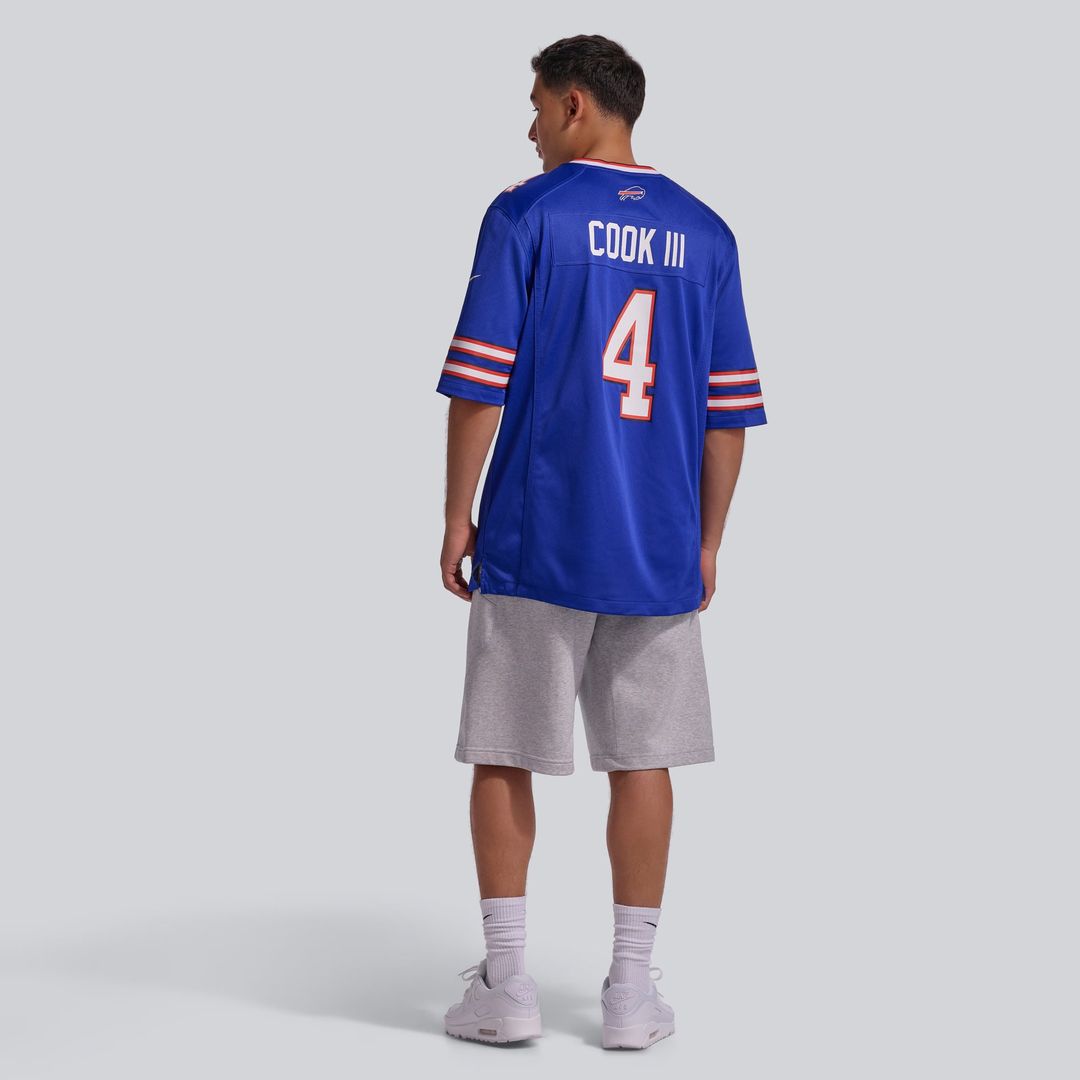 Men's Buffalo Bills James Cook III Nike Royal Team Game product image 5