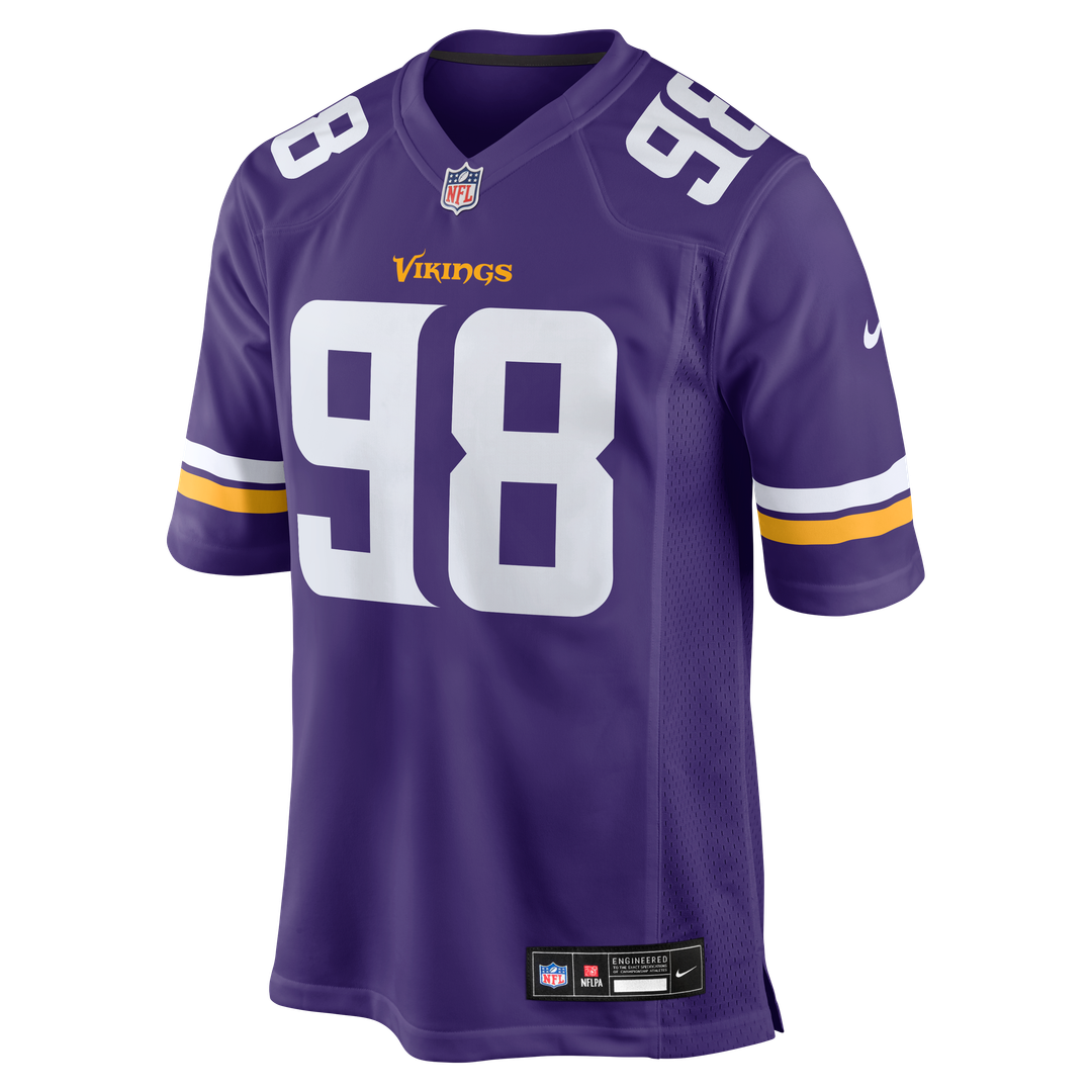 Men's Minnesota Vikings Bo Richter Nike Purple Team Game product image 2