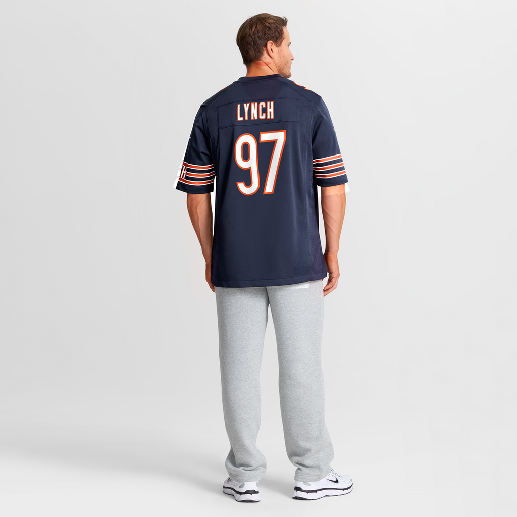 Men's Chicago Bears James Lynch Nike Navy Team Game Jersey product image 5