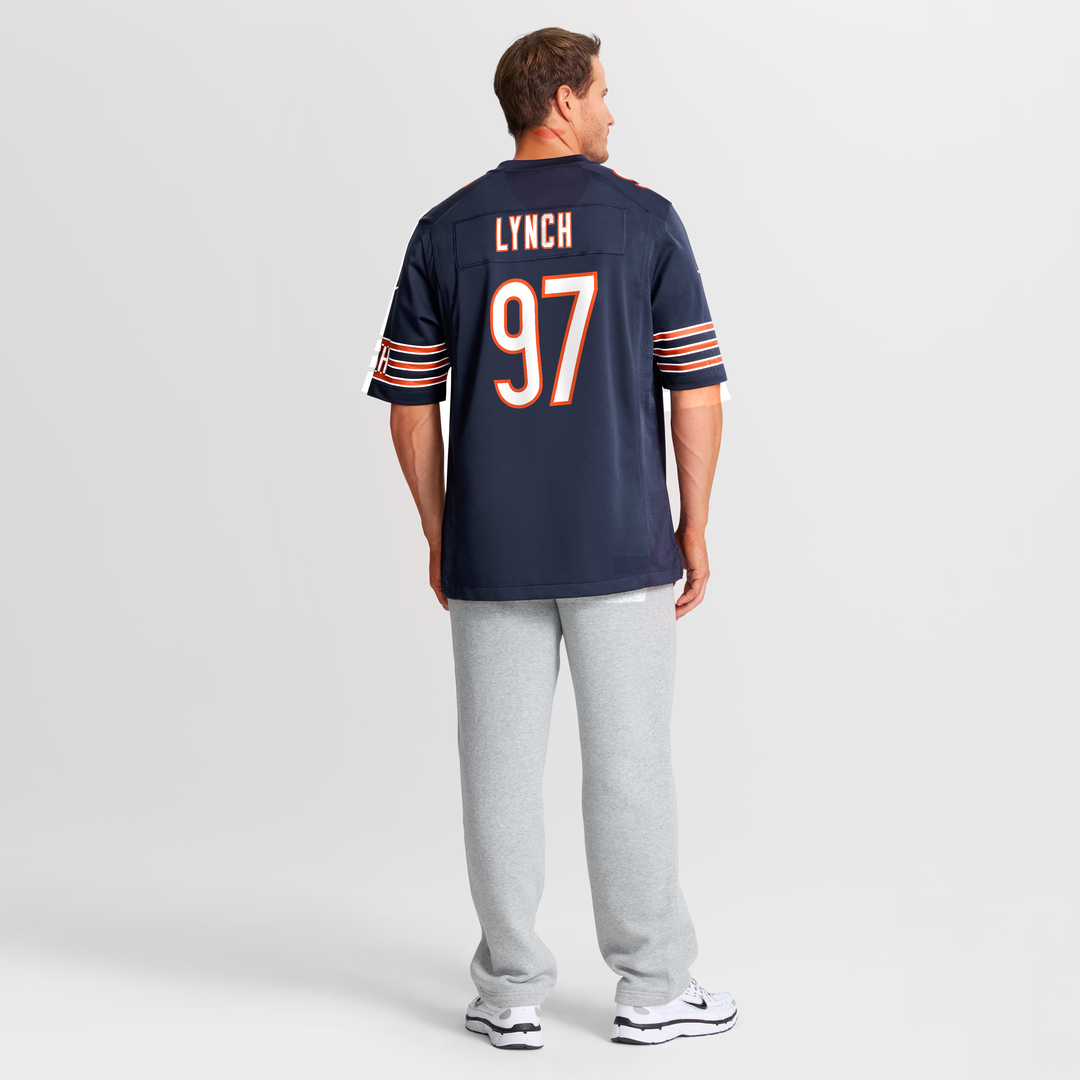 Men's Chicago Bears James Lynch Nike Navy Team Game Jersey product image 5