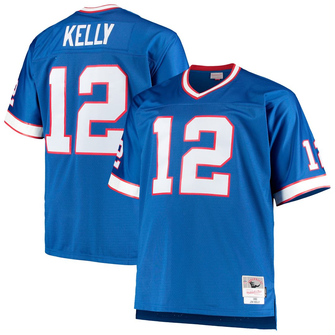Men's Buffalo Bills Jim Kelly Mitchell & Ness Royal Big & product image 1