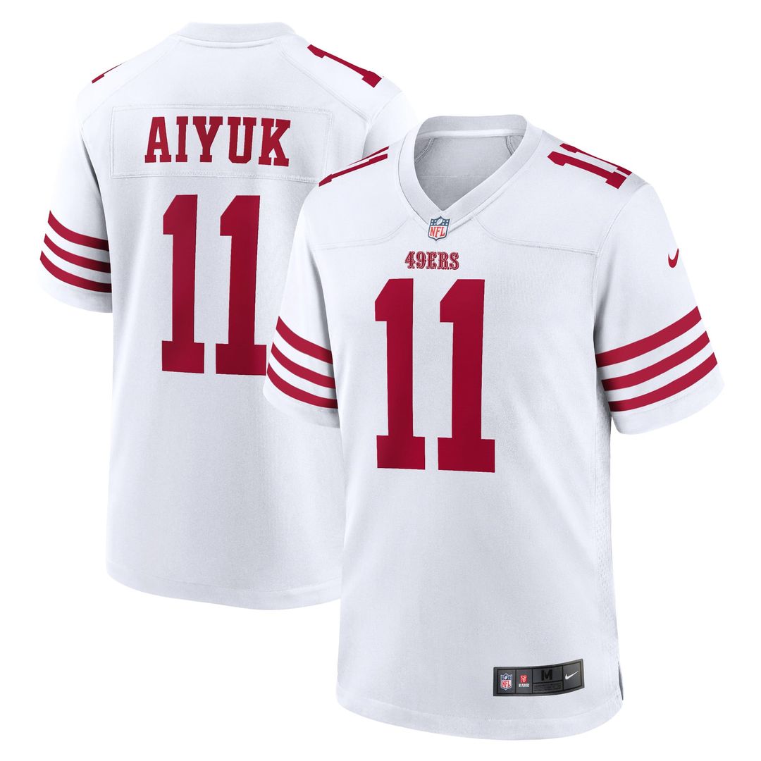 Men's San Francisco 49ers Brandon Aiyuk Nike Scarlet Team product image 17