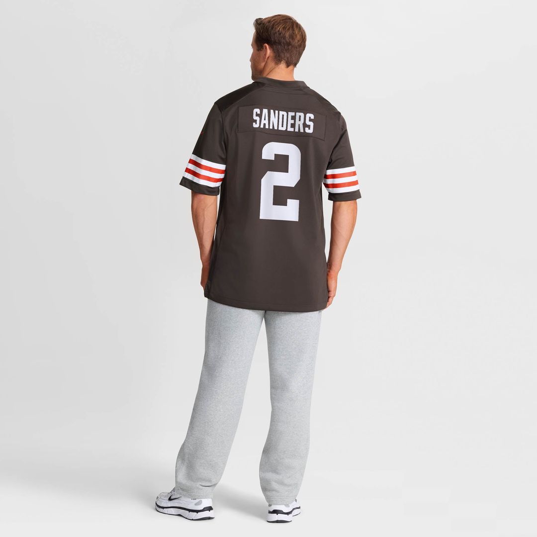 Men's Cleveland Browns Shedeur Sanders Nike Brown Game product image 5