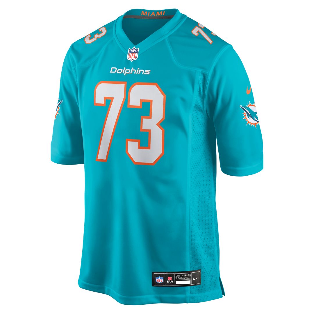 Men's Miami Dolphins Austin Jackson Nike Aqua Game Jersey product image 2