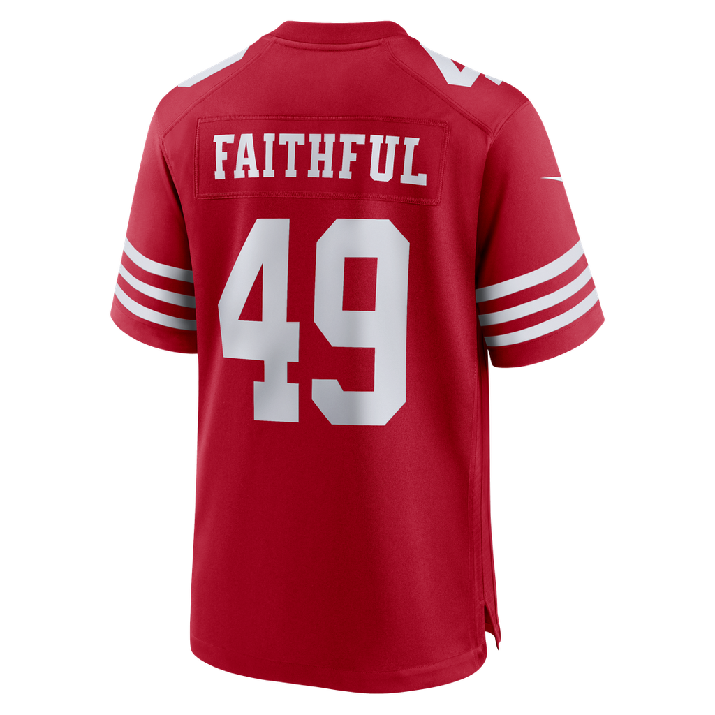 Men's San Francisco 49ers The Faithful Nike Scarlet 80th product image 3