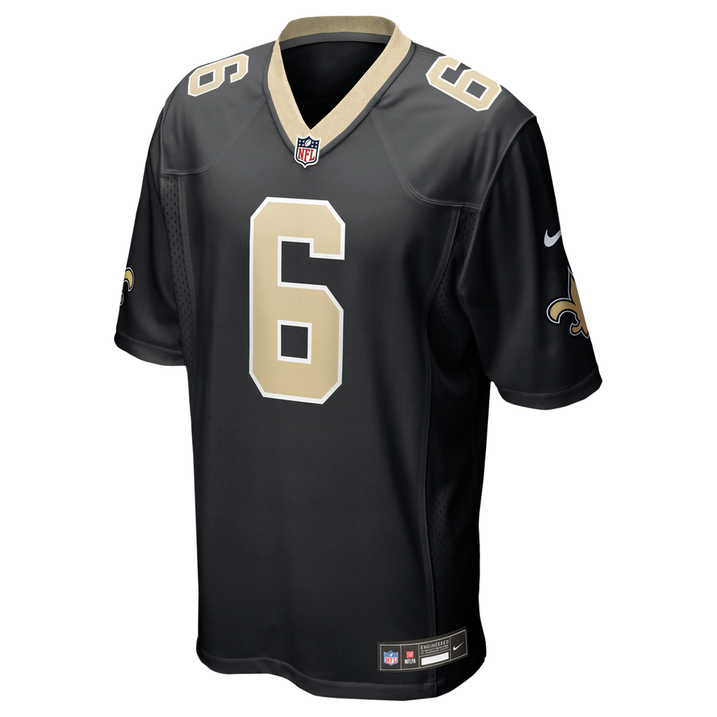 Men's New Orleans Saints Tyler Shough Nike Black Game Jersey product image 18